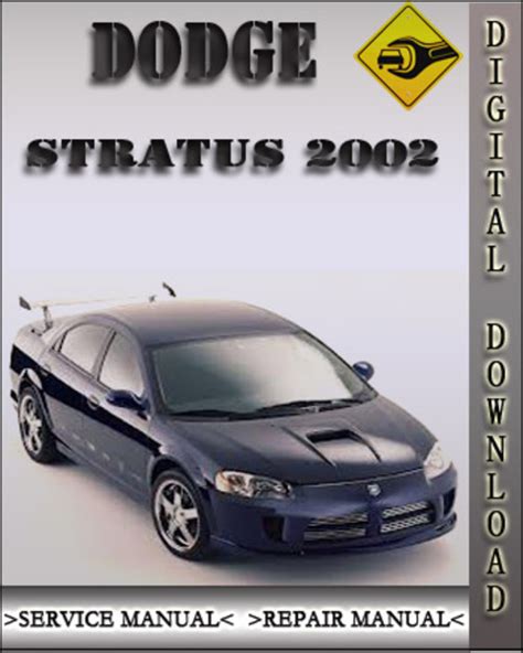 Dodge Stratus 2002 2004 Factory Service Repair Manual