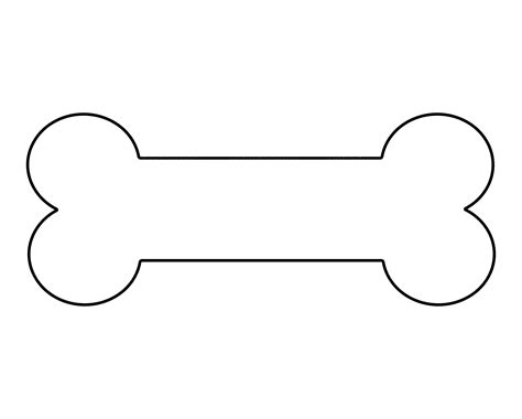 Dog Bone Template