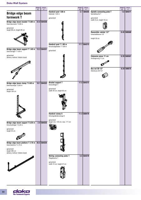 Doka Formwork Catalogue