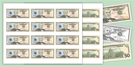 Dollar Bill Printable