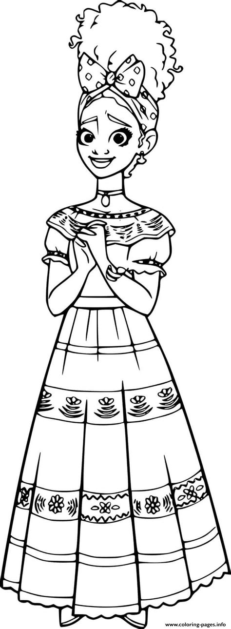 Dolores Coloring Pages From Encanto