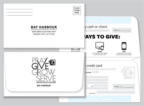 Donation Envelopes Template