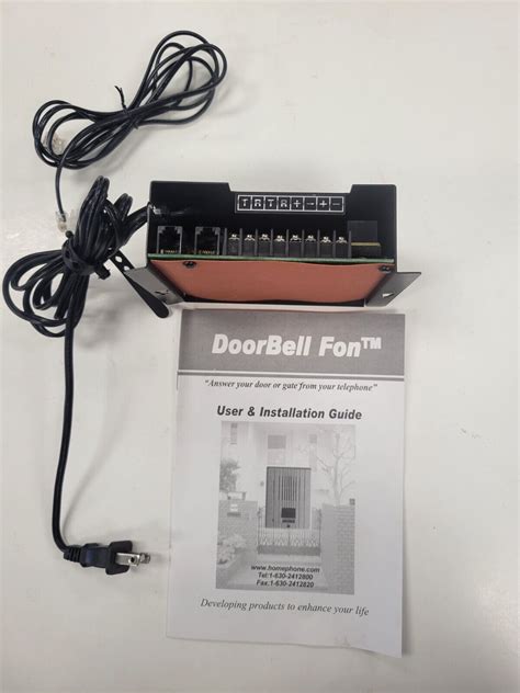 Door Answering System Wiring Diagram