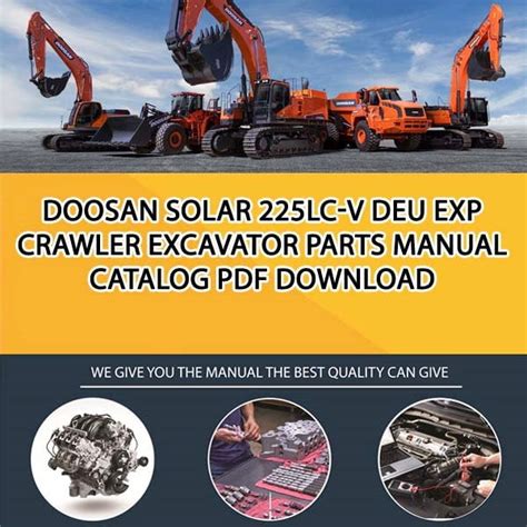 Doosan Daewoo Solar 225lc V Excavator Service Repair Shop Manual Instant Download