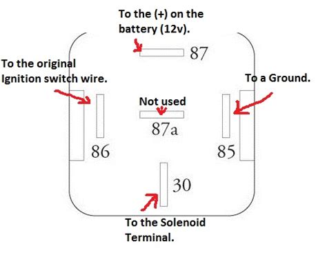 Dorman 5 Pin Relay Wiring Diagram