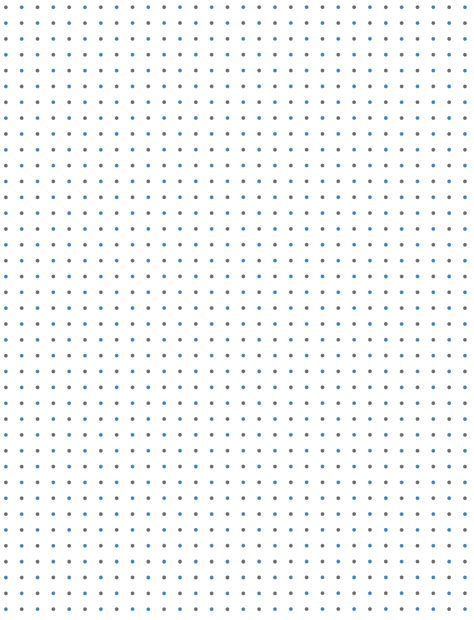 Dotted Grid Paper Free Printable