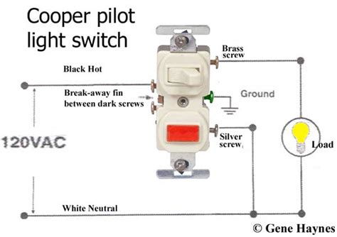 Double Pole Switch With Pilot Light Wiring Diagram