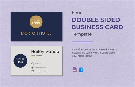 Double Sided Business Cards Template