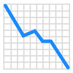 Down Chart Emoji