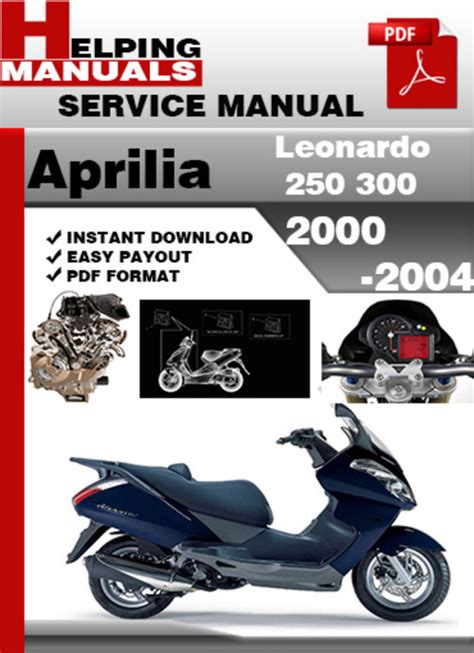 Download Aprilia Leonardo 250 300 Scooter Service Repair Workshop Manual