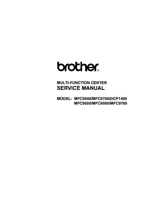 Download Brother Mfc 9700 9760 9800 Service Repair Manual