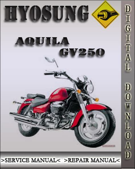 Download Hyosung Aquila Gv250 Gv 250 Service Repair Workshop Manual