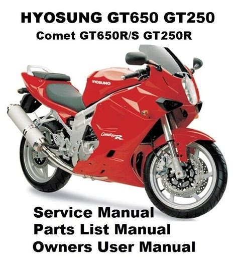 Download Hyosung Comet 650 Gt650 Gt 650 2003 Service Repair Workshop Manual