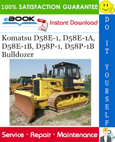 Download Komatsu D58e 1 D58p 1 D58 Dozer Bulldozer Service Repair Shop Manual