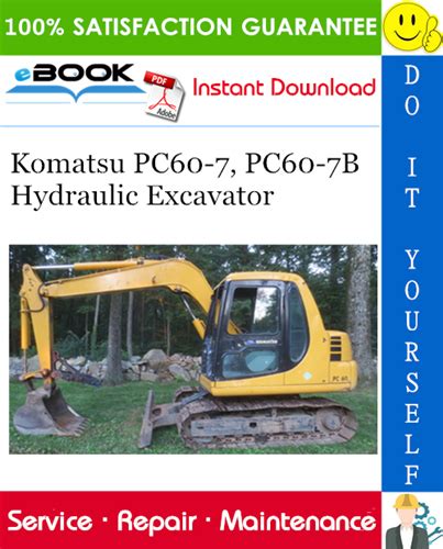 Download Komatsu Pc60 7 7b Excavator Service Shop Manual