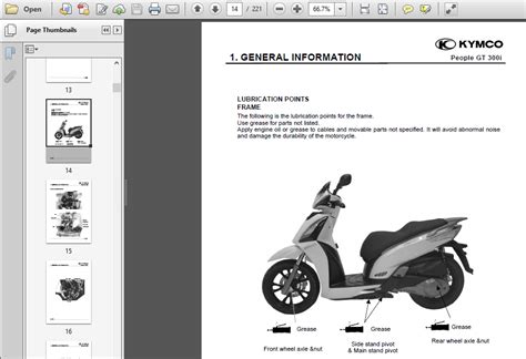 Download Kymco People Gt 300i Gti 300 I Scooter Service Repair Workshop Manual