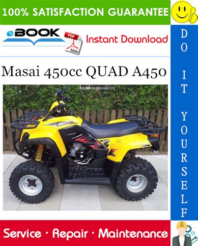 Download Masai A450 A 450 Quad Atv Service Repair Workshop Manual