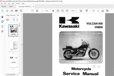 Download Now Vn800 Classic Vulcan 800 Classic 96 06 Service Repair Workshop Manual