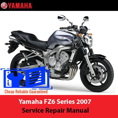 Download Now Yamaha Fzs6 Fzs 6 2007 07 Service Repair Workshop Manual Instant Download