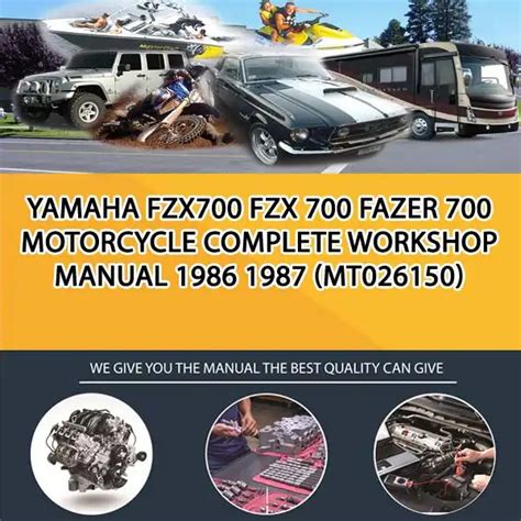 Download Now Yamaha Fzx700 Fzx 700 Fazer 1986 1987 Service Repair Workshop Manual