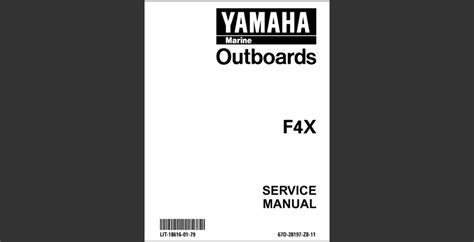 Download Service Repair Manual Yamaha F4x 1999