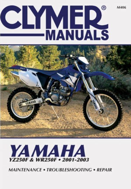 Download Service Repair Manual Yamaha Wr250f 2001