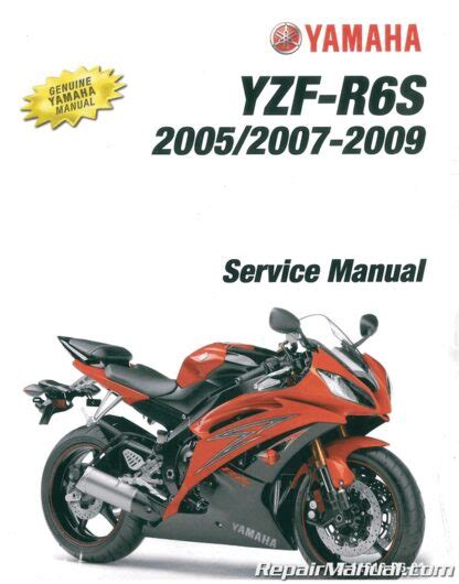 Download Service Repair Manual Yamaha Yzf R6 2006