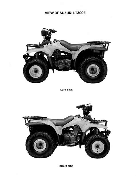 Download Suzuki Quadrunner 300 Lt300e Lt F300 21987 1989 Service Repair Workshop Manual