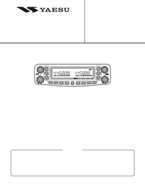 Download Vertex Yaesu Ft 8800 Service Repair Manual