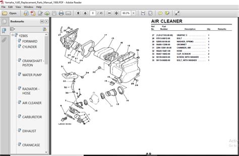 Download Yamaha Yz80 Yz 80 1986 86 Service Repair Workshop Manual