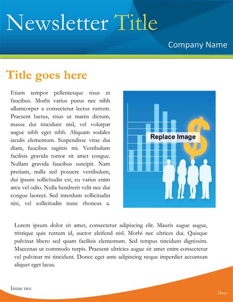 Downloadable Free Editable Newsletter Templates