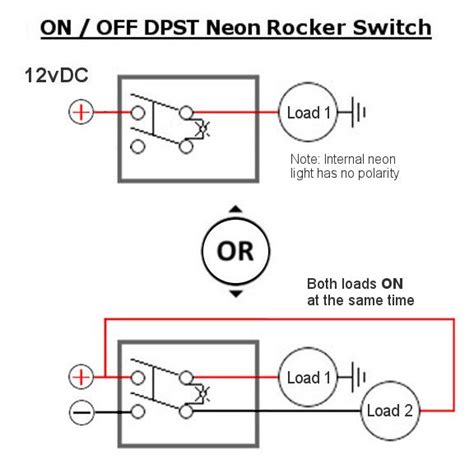 Dpst Illuminated Switch Wiring Diagram