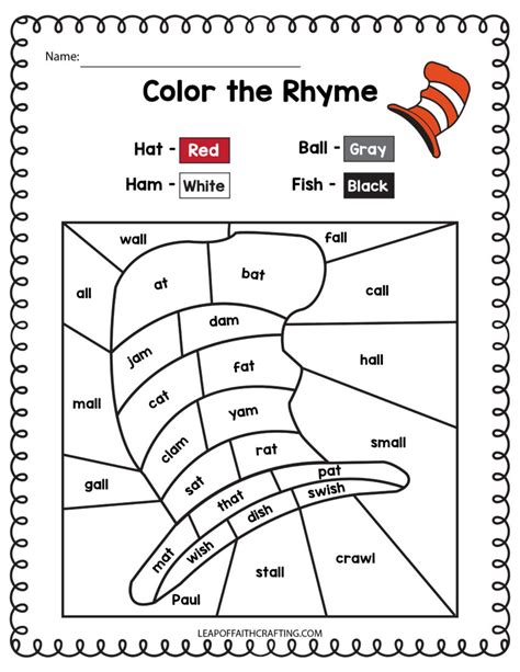 Dr Seuss Activities Printables
