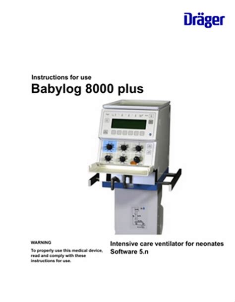 Drager Service Manual Modele Babylog8000