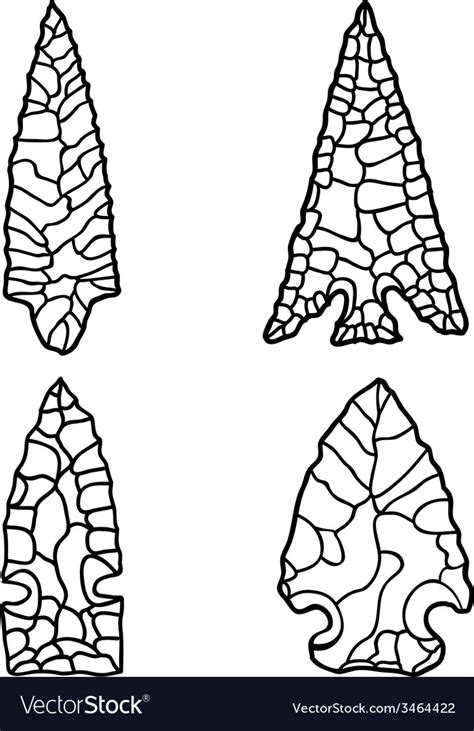Drawings Of Arrowheads