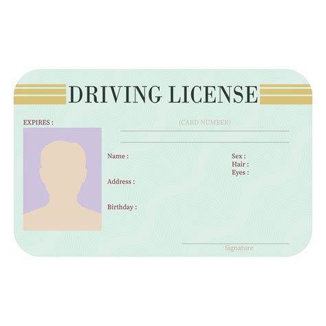 Driver License Template