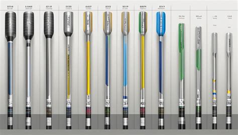 Driver Shaft Comparison Chart