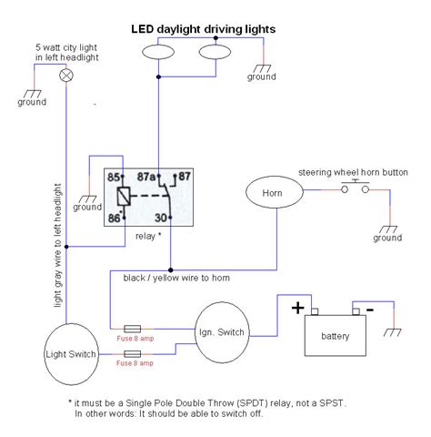 Driving Light Wiring Diagram