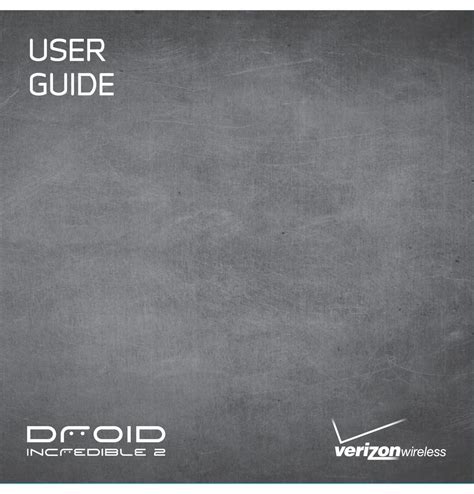 Droid Incredible 2 Instruction Manual