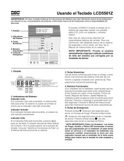 Dsc Model Lcd5501z Instruction Manual