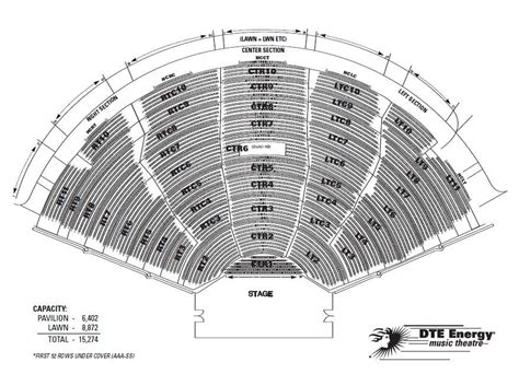 Dte Energy Seating Chart