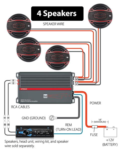 Dual Amplifier Wiring Diagram