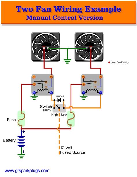 Dual Dual Speed Fan Wiring Diagram