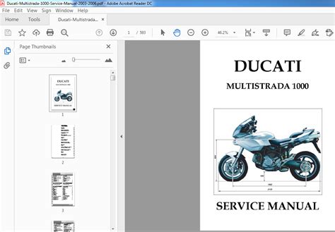 Ducati 1000 1000ds 2003 2006 Workshop Service Repair Manual