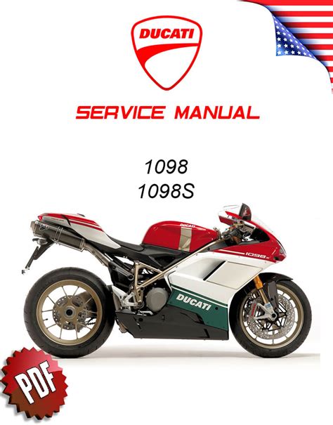 Ducati 1098 1098s 2007 Service Repair Manual