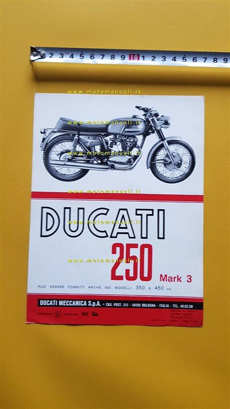 Ducati 250 Mark 3 1967 1970 Factory Service Repair Manual