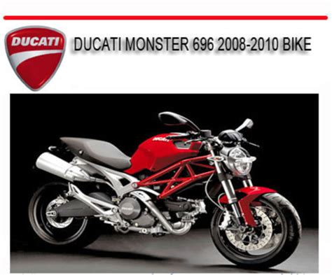 Ducati 696 Monster 2008 2009 2010 Repair Service Manual Pdf