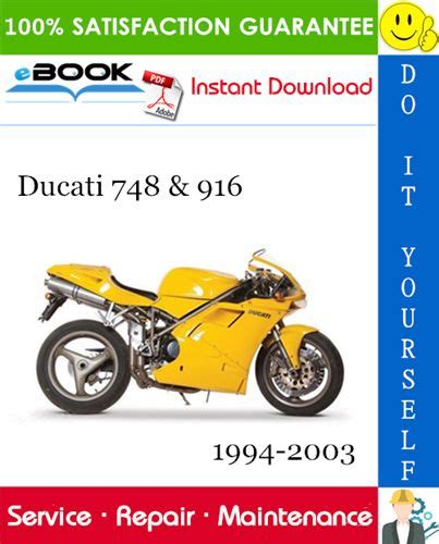 Ducati 748 1994 2003 Repair Service Manual Pdf