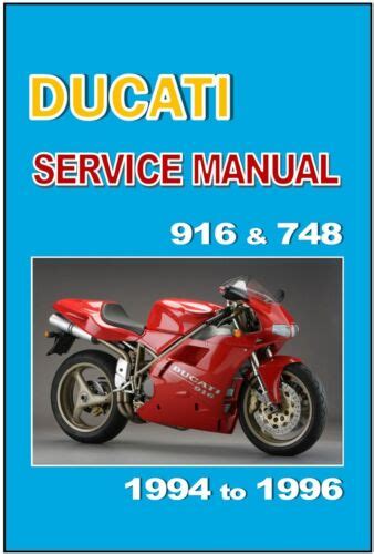 Ducati 748 916 Motorcycle Workshop Service Repair Manual