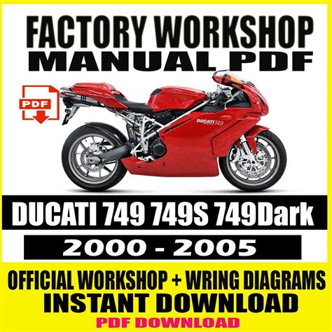 Ducati 749 749d 749s Service Repair Workshop Manual 2006 Onwards